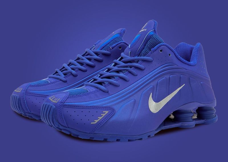 靴 NIKE SHOX R4 racer blue NIKE W SHOX R4 RACER BLUE/METALLIC SILVER （ナイキ